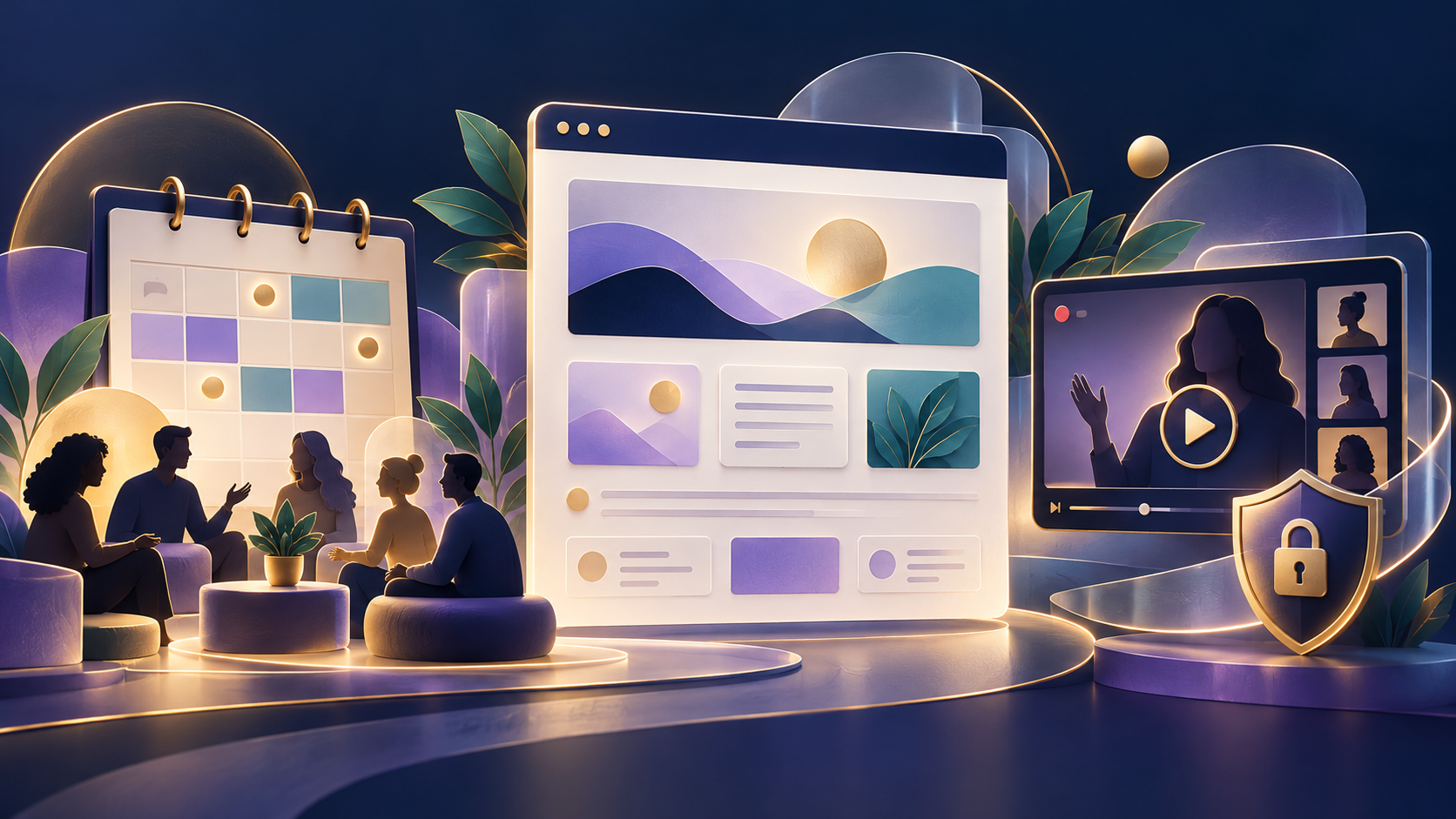 Build Pages People Trust, Run Weekly Gatherings With Ease, and Keep Every Live Session Safe